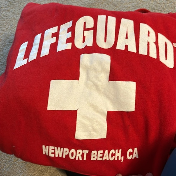 Lifeguard hoodie. Newport Beach - Picture 2 of 2